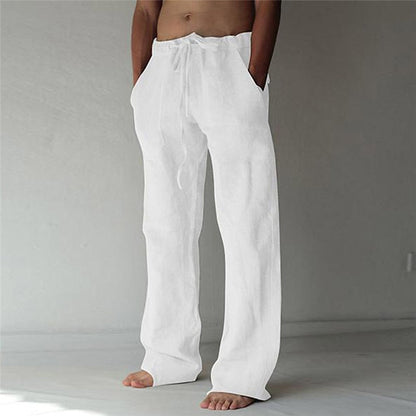 Men's Linen Casual Pants - VibreMode