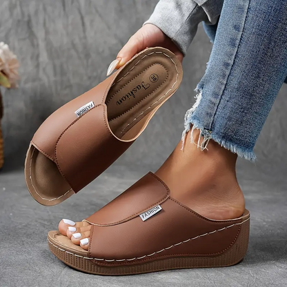 Image of Willow | Women's Slip-On Platform Sandals