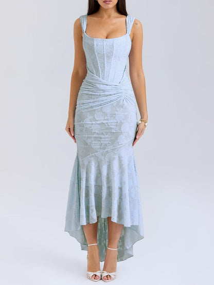 Women's Strappy Bodycon Midi Dress - VibreMode