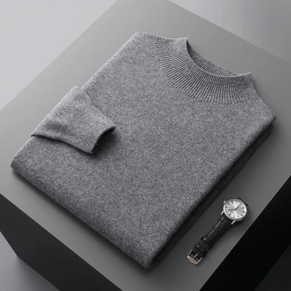 Image of Wilson | Men's Mock Neck Knit Sweater