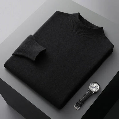 Image of Wilson | Men's Mock Neck Knit Sweater