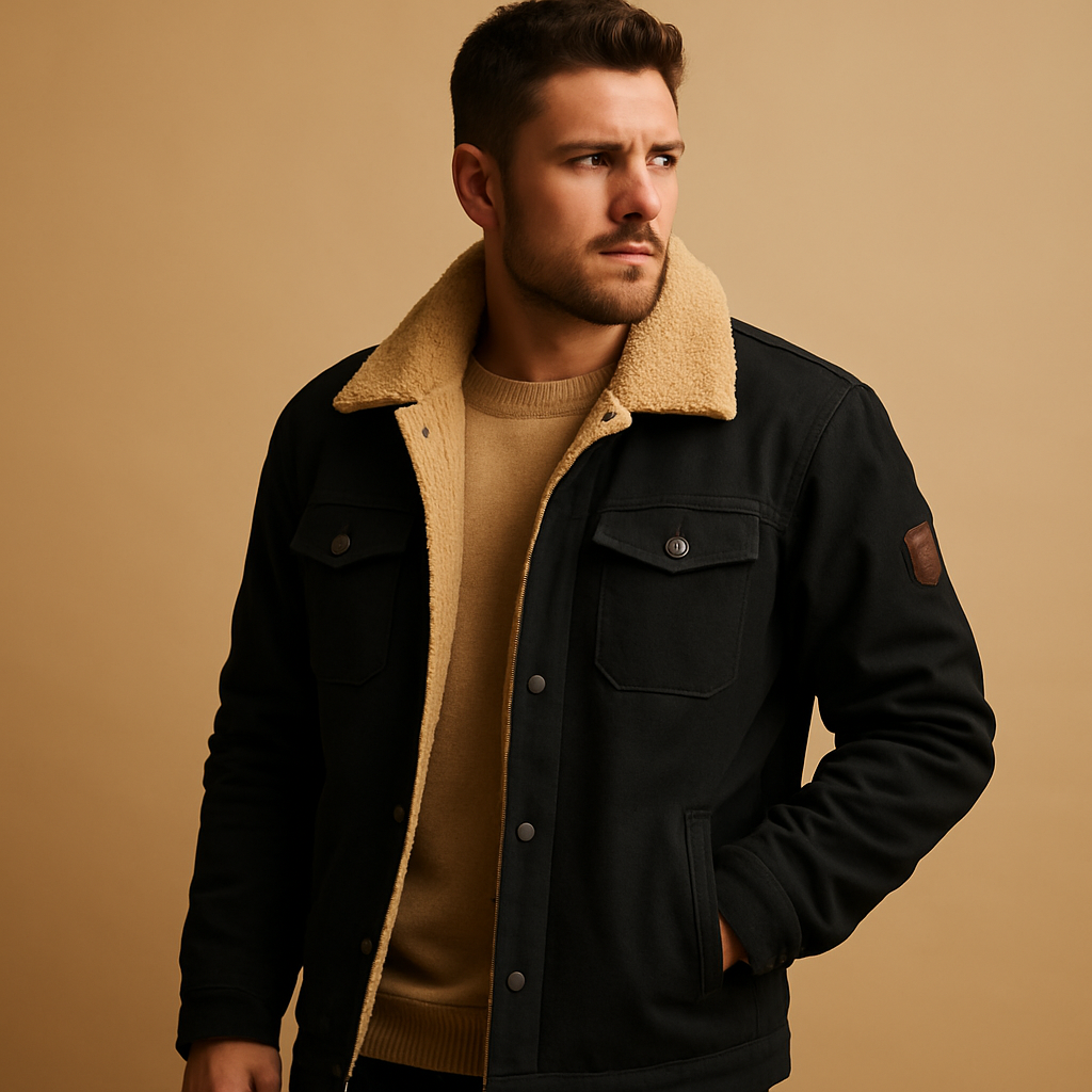 Men's Winter Bomber Jacket - VibreMode