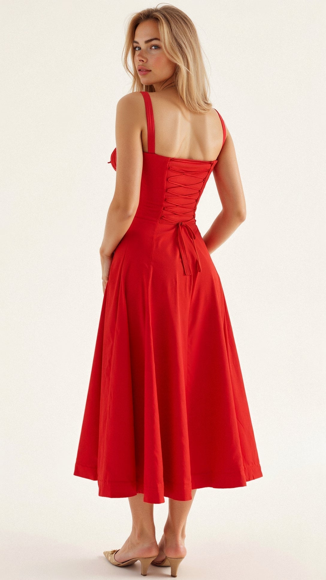womens-woven-midi-dress-with-corset-bodice-and-slit-12
