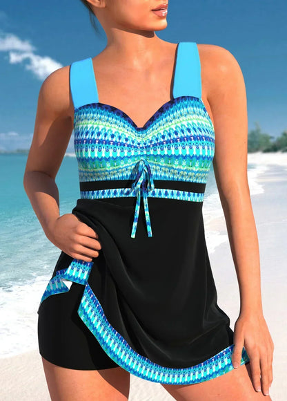 Beachy Navy Blue Swimsuit Dress