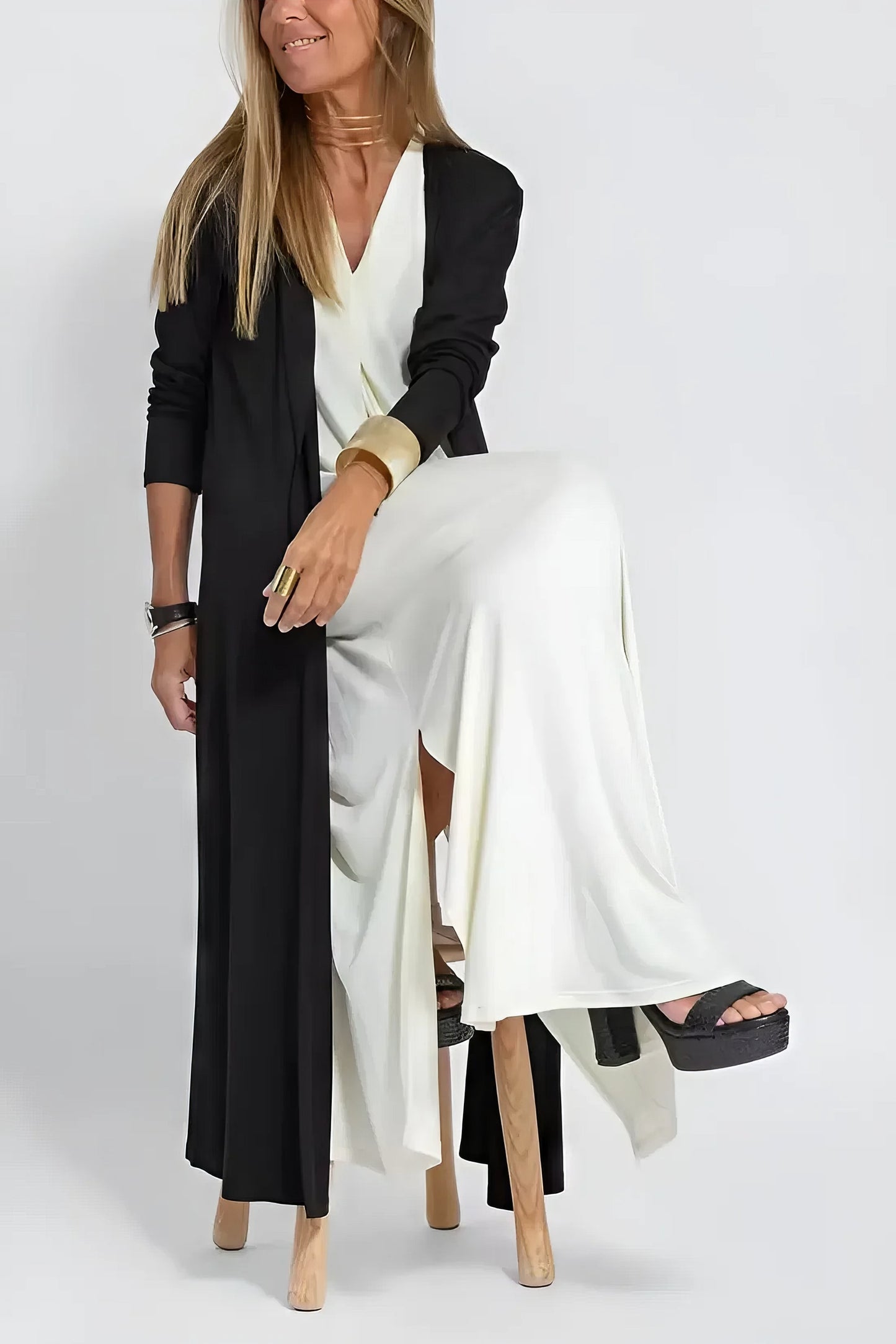 Women's Cardigan Maxi Set