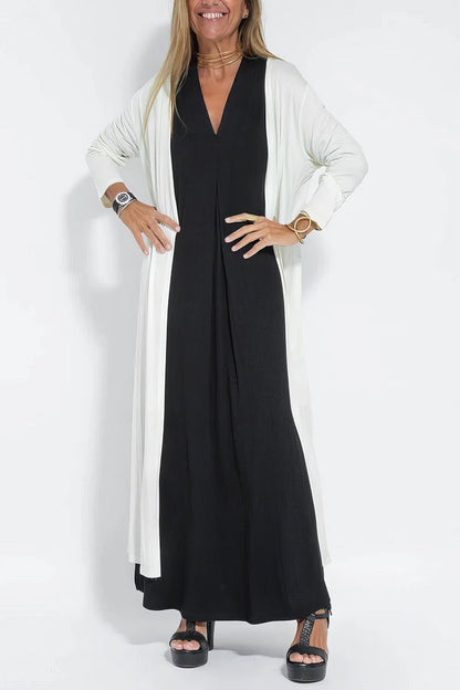 Women's Cardigan Maxi Set