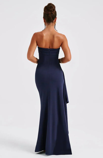 Women's Off Shoulder Maxi Dress Twisted Detail