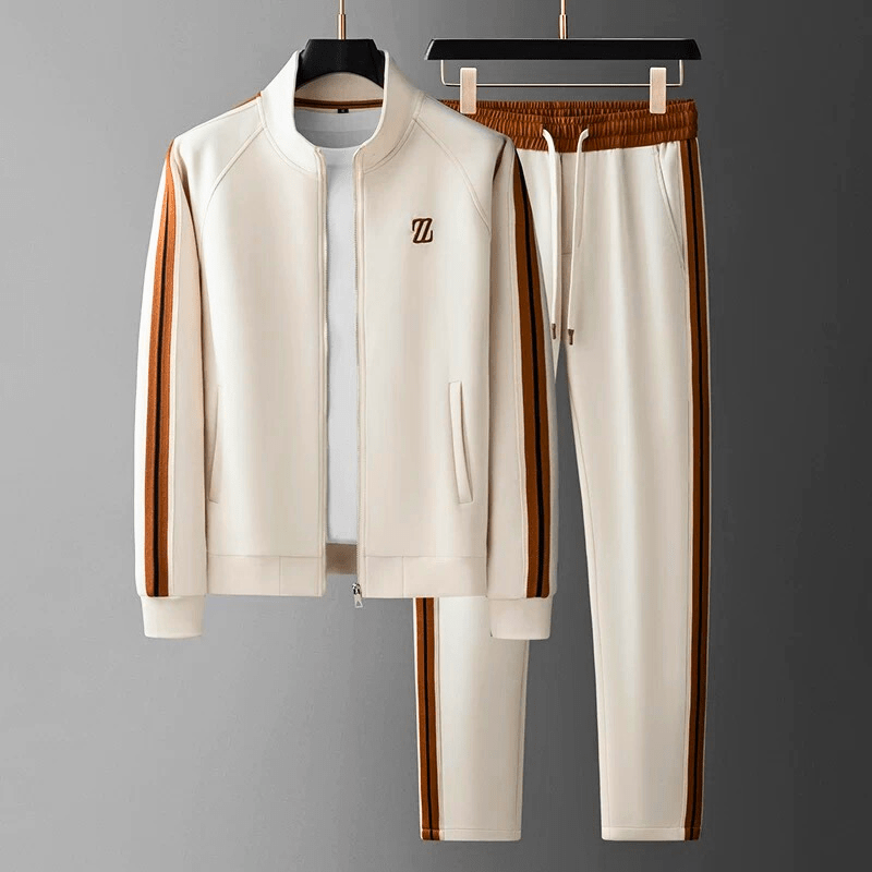 Men's 2-Piece Tracksuit Set Zip Jacket