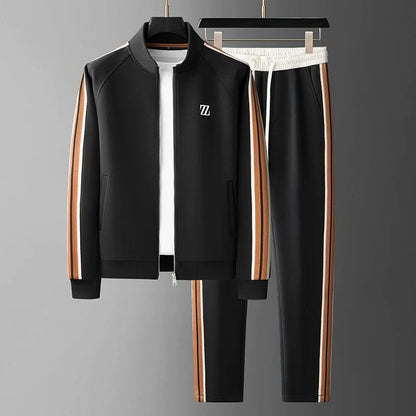 Men's 2-Piece Tracksuit Set Zip Jacket