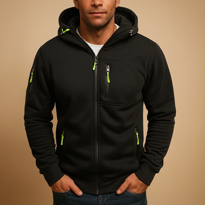 Men's Zipped Hoodie - VibreMode