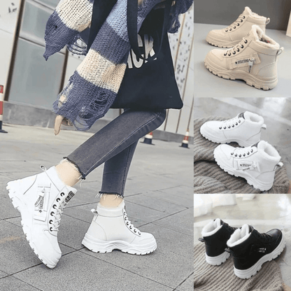 Women's Lace Up Ankle Boots Platform